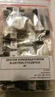 Zestaw kondensatorów elektrolitycznych 11x10 szt.