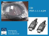 CEI Components Czarny kabel FireWire z wtyczkami 9 pozycyjnymi 1394b na obu końcach.
