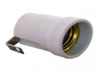 Ceramiczna oprawka porcelanowa z uchwytem E27