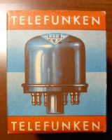 Telefunken UF 15 rura, tuba stalowa, lampa radiowa lata 50te