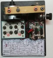 Moduł dydaktyczny do regulacji i sterowania PWM z silniczkiem elektrycznym małej mocy.