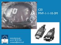 CEI Components Czarny kabel FireWire z wtyczką 9 pozycyjną 1394b i gniazdem 9 pozycyjnym 1394b.