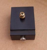 Radiator aluminiowy 25x34x15mm czerniony, TO-3P